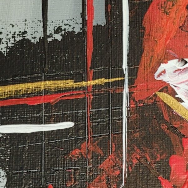 Fiery Passion original abstract paining close-up 2 Fiery Passion original abstract paining close-up 2