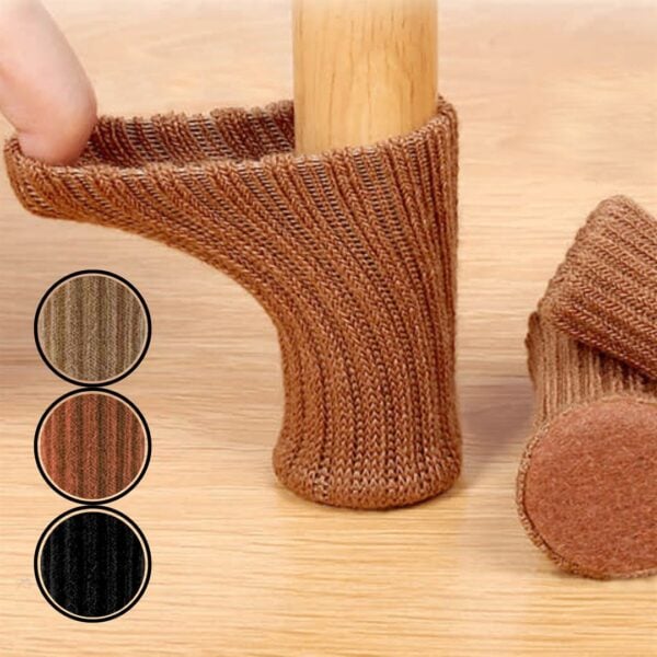 Chair sock stretch demo and sock colors available