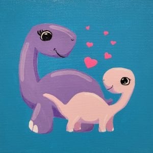 Dinos - Original Acrylic Painting