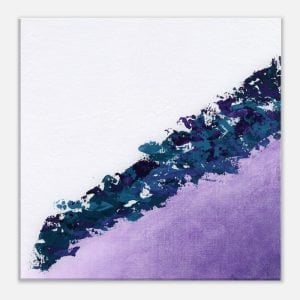 Purple Haze modern canvas print 1 of 3 panels