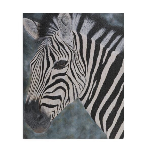 Zebra Jigsaw Puzzle – 500 Pieces Zebra Jigsaw Puzzle - 500 Pieces