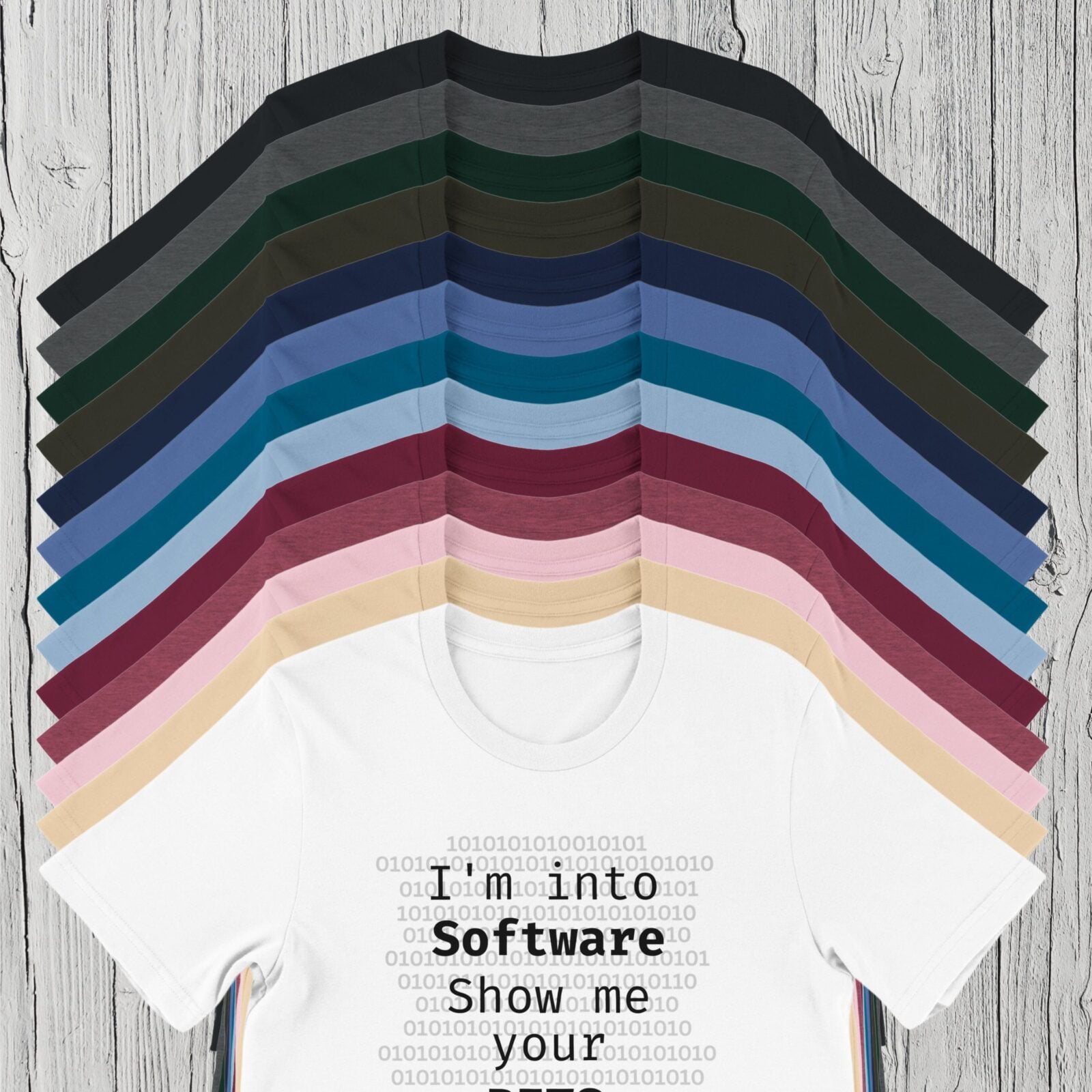 Funny IT Tee - Men - Show Me Your Bits - Image 2