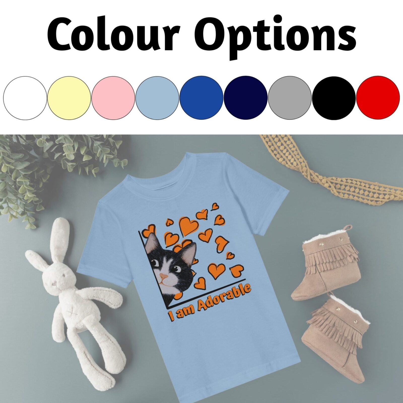 Colour Options Cat Black Im Adorable