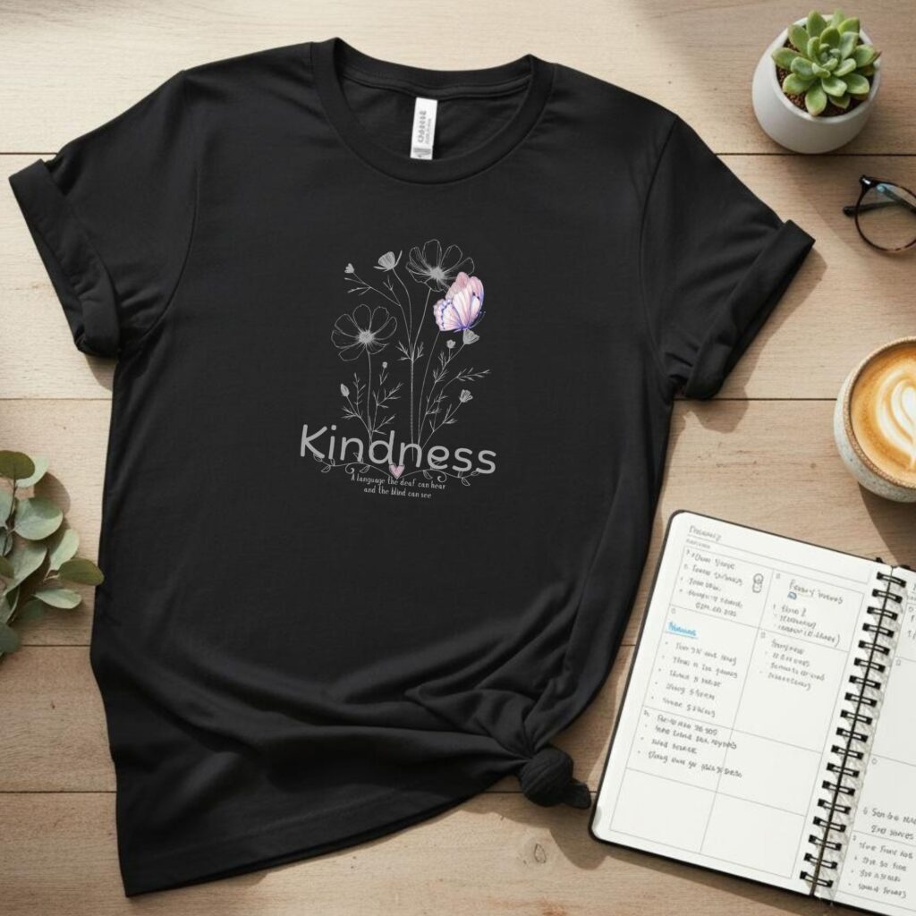 Positive Gift Ideas - Kindness T-Shirt for Women
