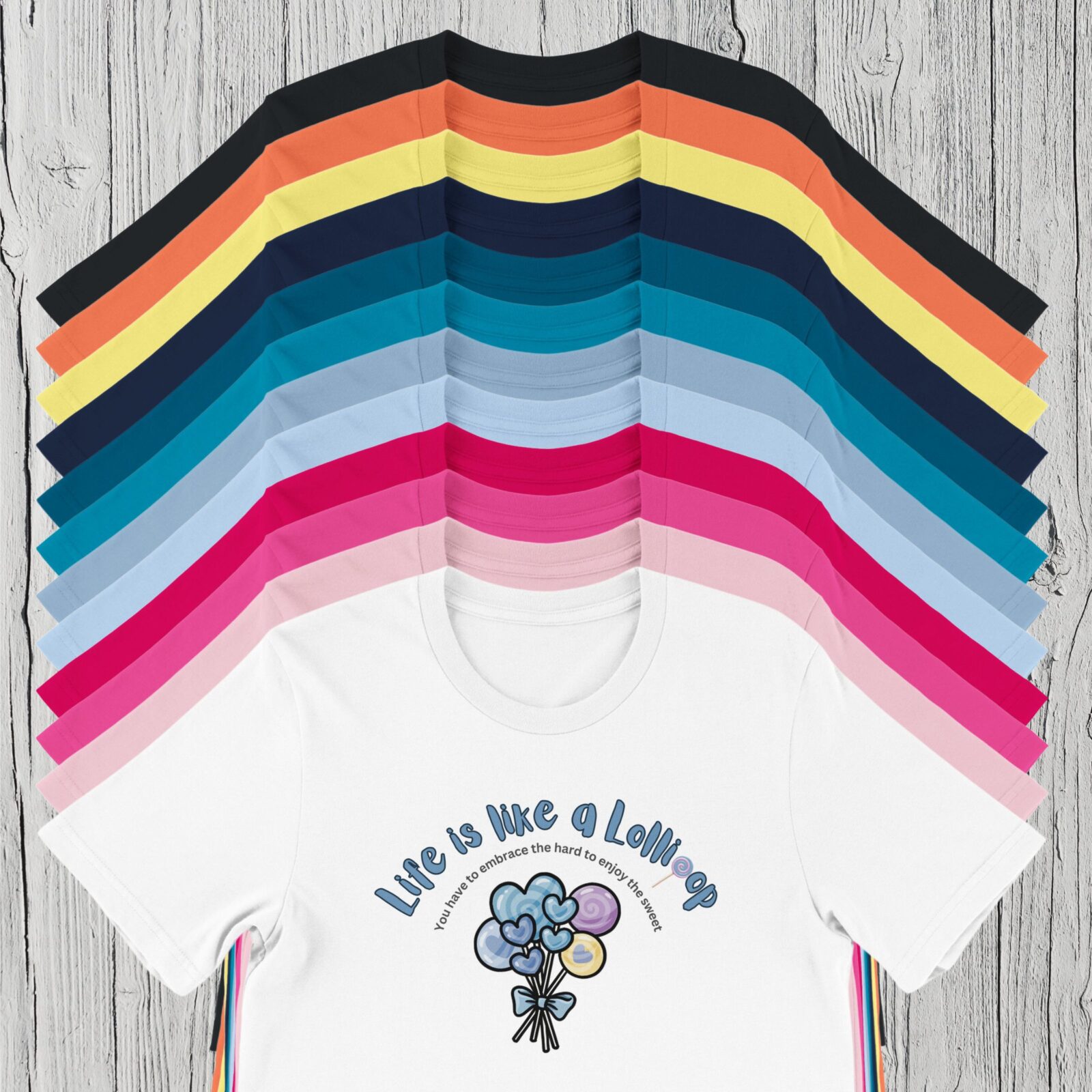 Womens Tee - Life Is Like A Lollipop - Image 3