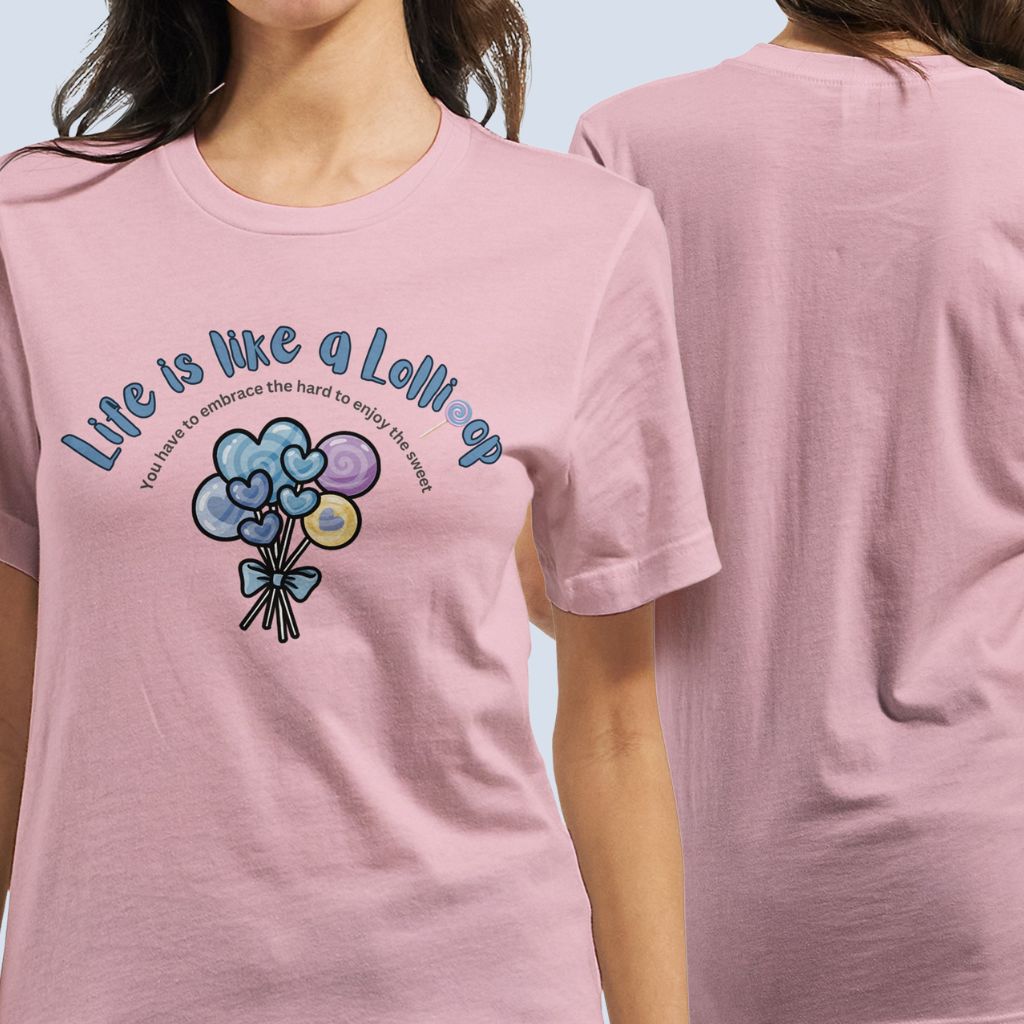 Womens Tee - Life Is Like A Lollipop - Image 4