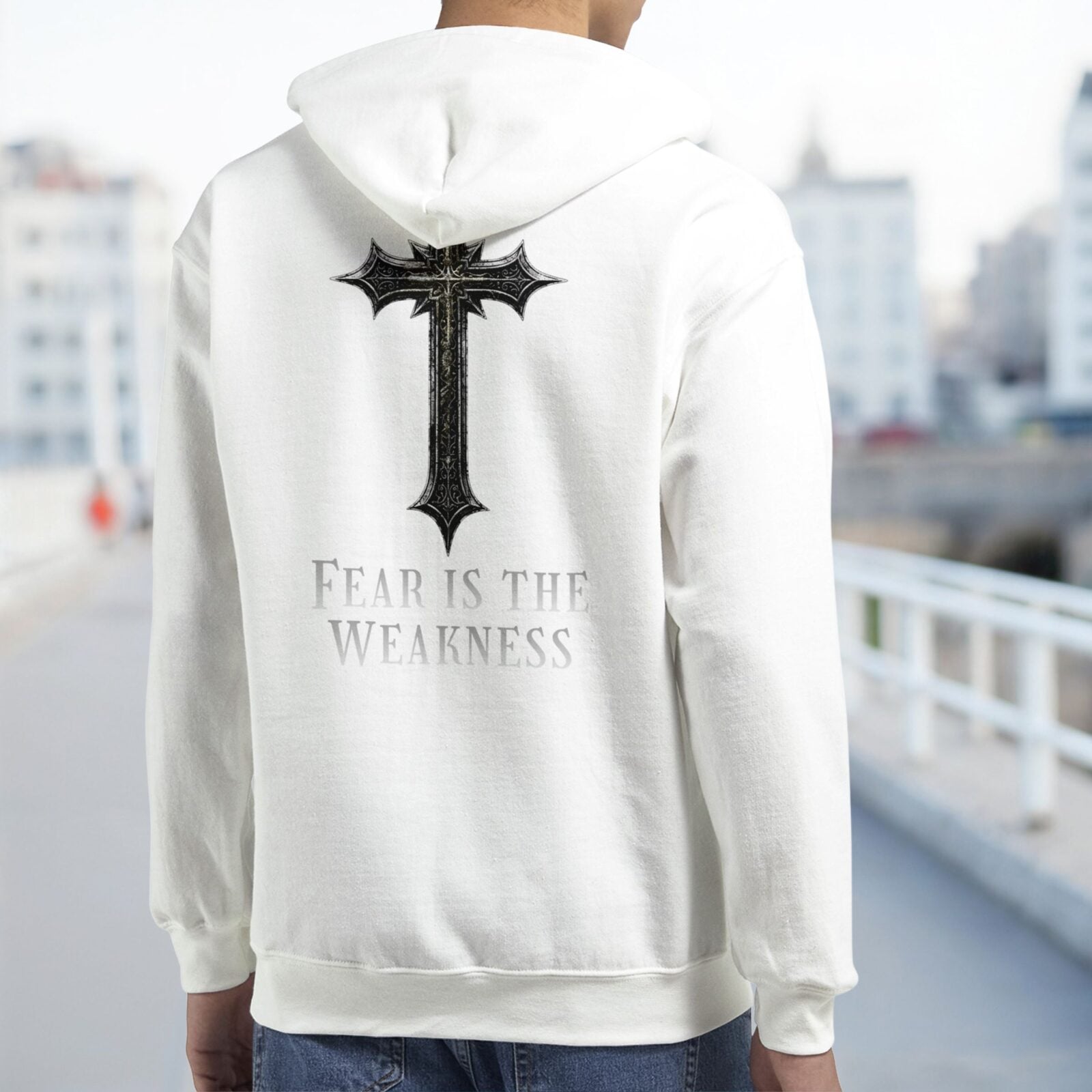 Christian Zip Hoodie Bible Verse Faith Apparel