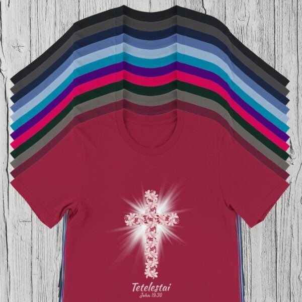 12 Colours Lily Cross Tshirt 12 Colours Lily Cross Tshirt