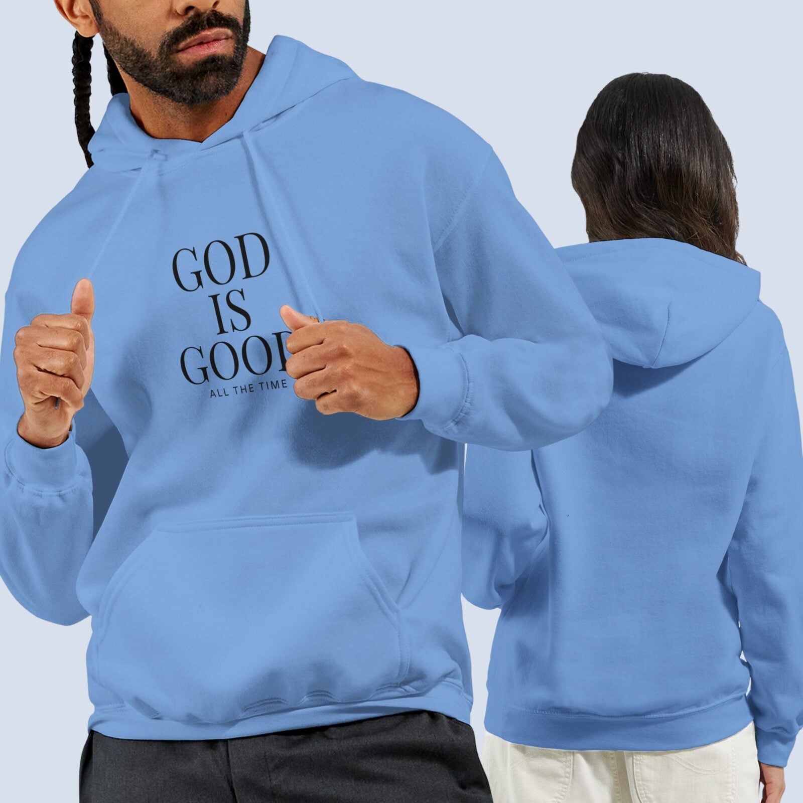 Christian Hoodie – Unisex – God is Good All the Time - Image 4