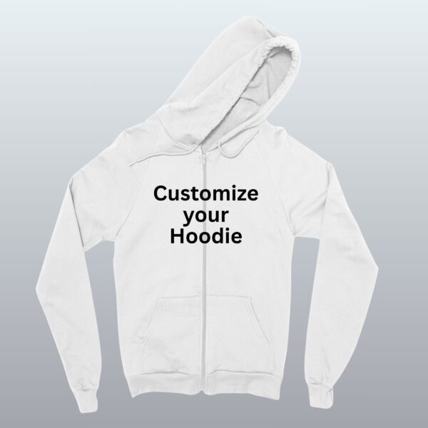 Classic Zip Hoodie G 186 Front Print Area Main