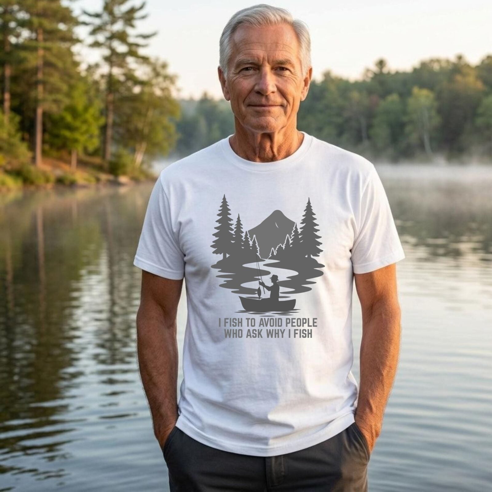 Fish to Avoid Tshirt Older Man