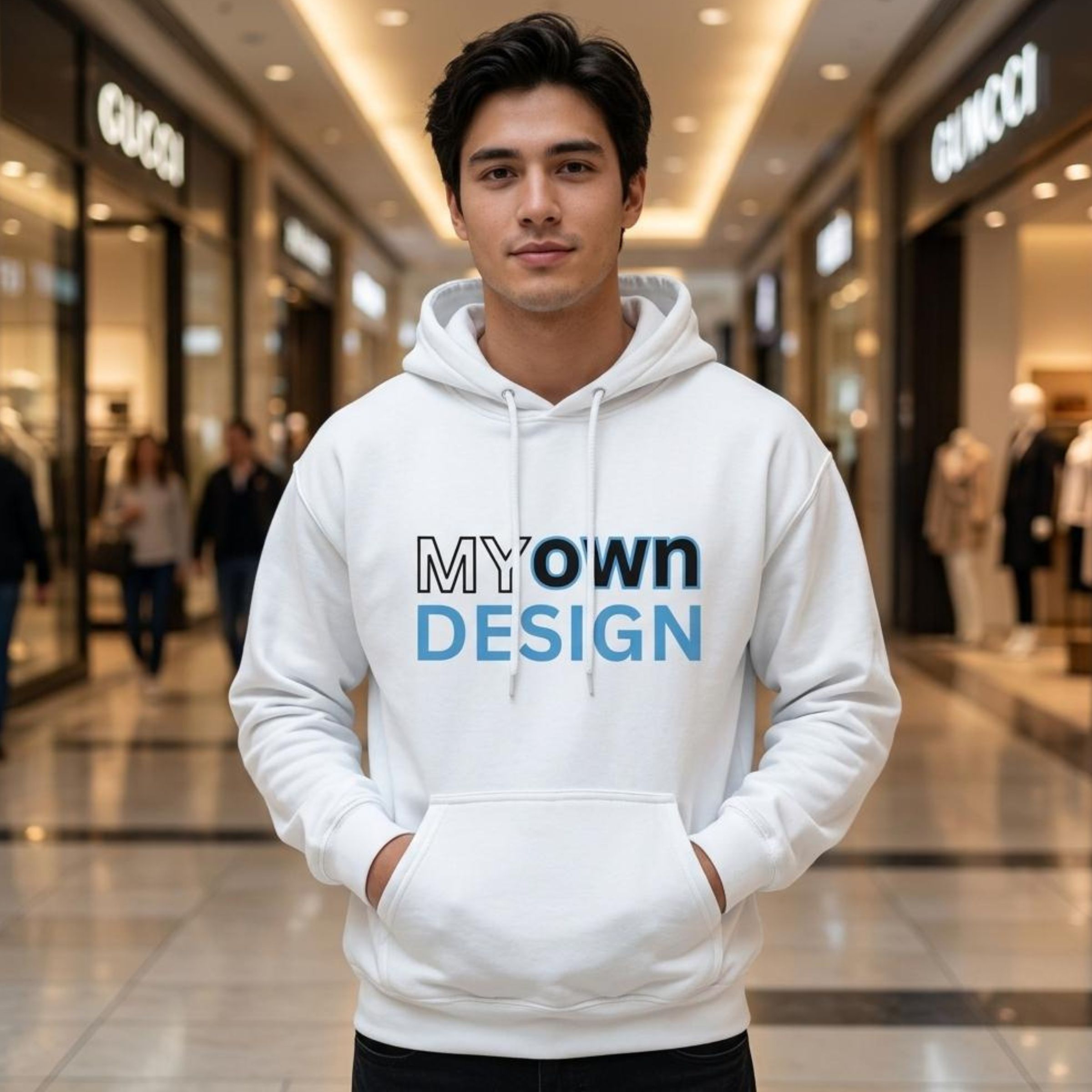 Custom Pullover Hoodie – Unisex – Custom Text & Graphic
