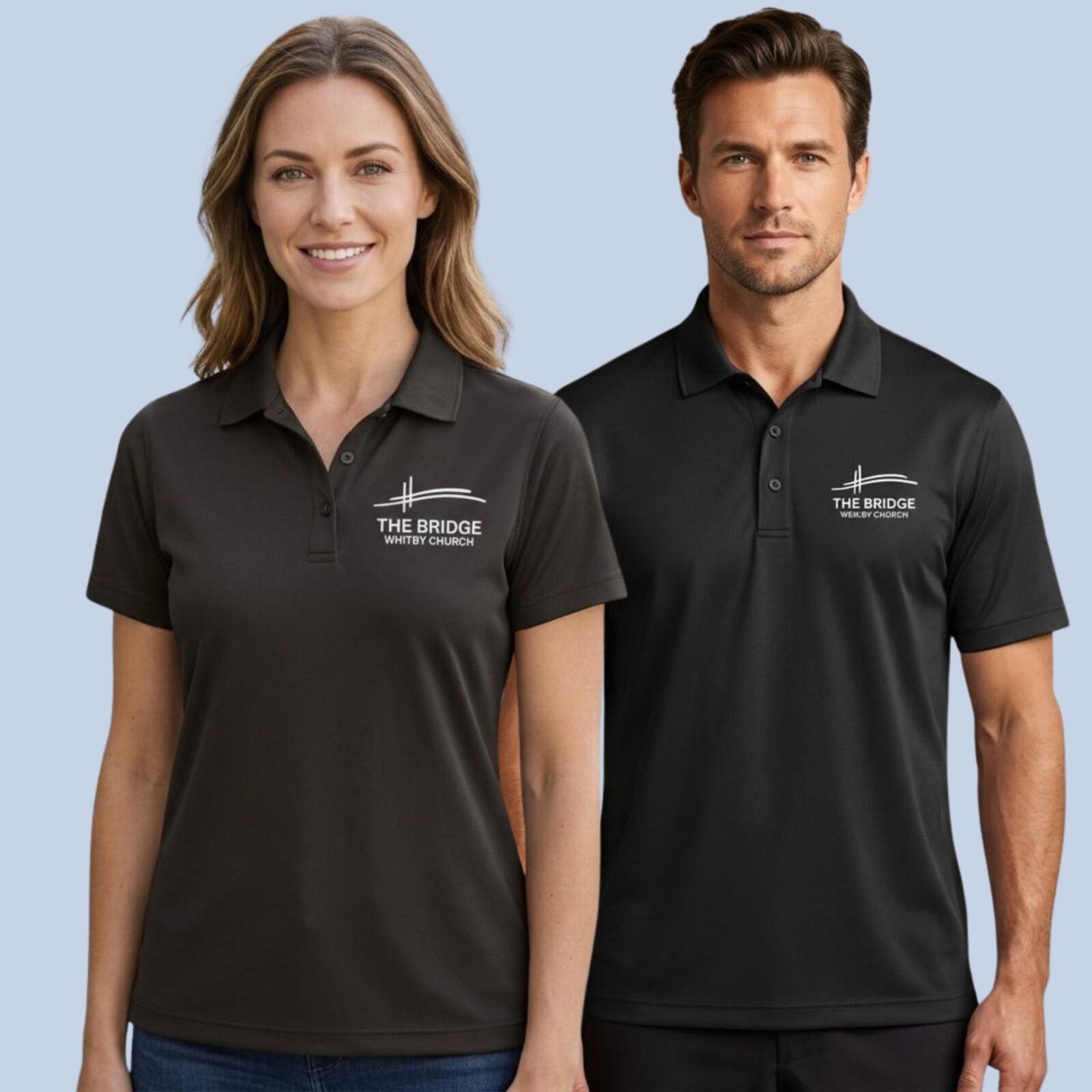 The Bridge Golf Shirt – Embroidered Logo